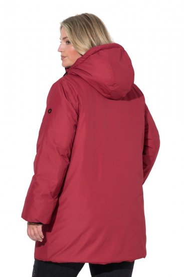 Ulla Popken 850794 Manteau technique Rouge - Manteaux - Manteaux femme grande taille
