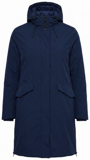 Ulla Popken 850806 Manteau technique Bleu marine - Manteaux - Manteaux femme grande taille