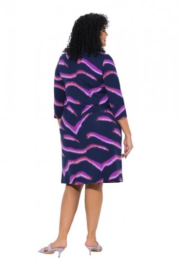 Ulla Popken 850920 Robe en jersey Bleu marine - Robes - Robes pour toutes les tailles