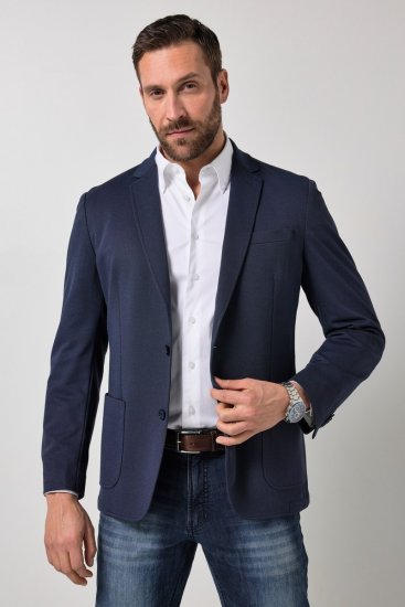 JP1880 851032 Blazer avec doublure partielle légère Bleu marine - Costumes - Costumes grandes tailles 