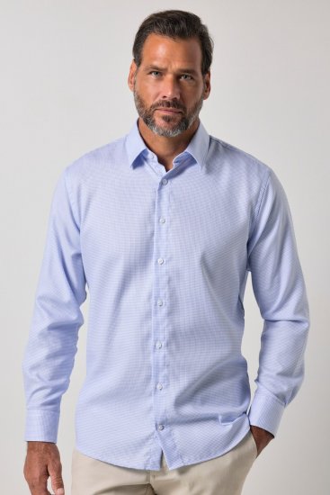 JP1880 851051 Chemise business sans repassage manches longues Bleu clair TALL - TALL chemises - Chemises TALL grande longueur