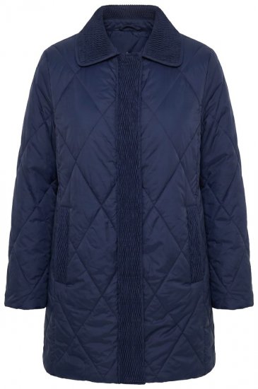 Ulla Popken 851123 Veste matelassée Bleu marine - Vestes - Vestes femme grande taille