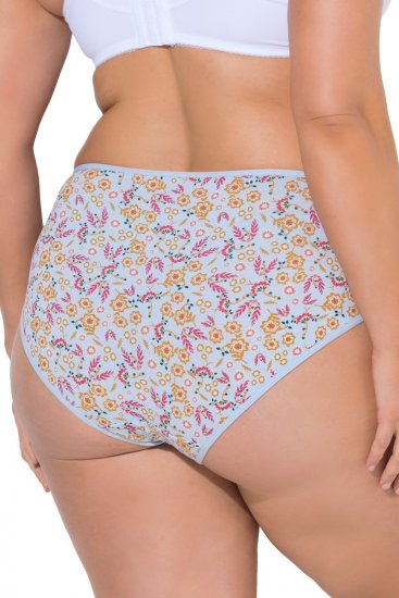 Ulla Popken 851140 Culottes à fleurs lot de 5 Rose - Culottes - 
