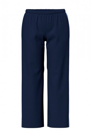 Ulla Popken 851245 Pyjama à rayures Bleu marine - Pyjamas/vêtements de détente - 