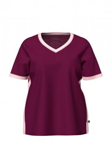Ulla Popken 851245 Pyjama Rouge baie - Pyjamas/vêtements de détente - 