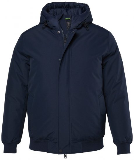 JP1880 851320 Veste à capuche et doublure chaude Bleu marine - Vestes - Vestes Homme Grandes Tailles