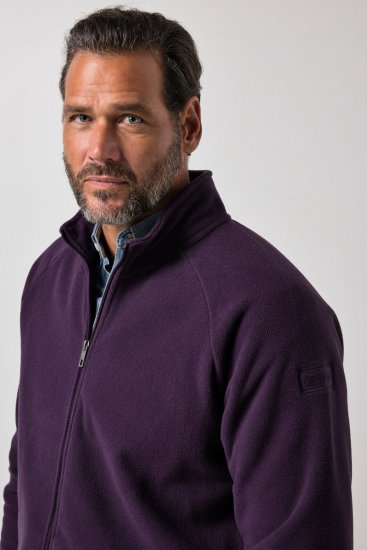 JP1880 851362 Veste polaire à col montant Violet foncé TALL - TALL vestes - Vestes TALL pour hommes grands