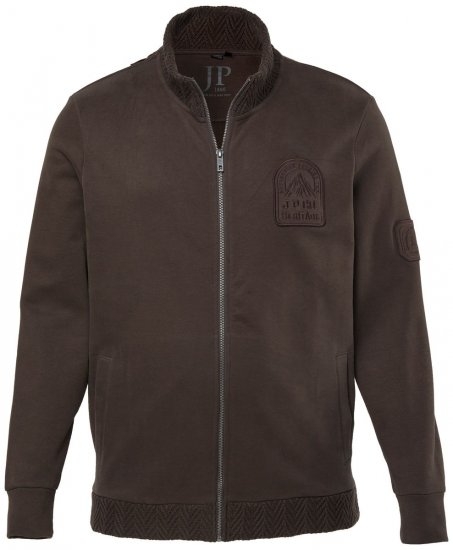 JP1880 851387 Veste sweat zippée Noisette TALL - TALL sweatshirts - Sweats et hoodies TALL