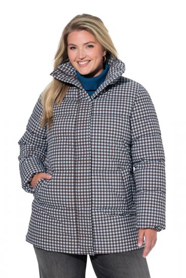 Ulla Popken 851438 Veste matelassée HYPRAR trapèze Vert foncé - Vestes - Vestes femme grande taille