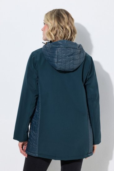 Ulla Popken 851459 Veste matelassée Pétrole - Vestes - Vestes femme grande taille