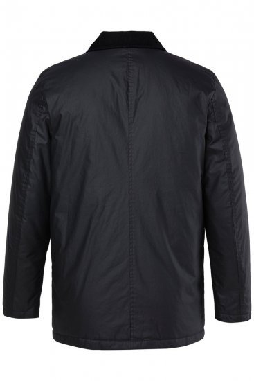 JP1880 851493 Veste cirée à col velours côtelé Noir - Vestes - Vestes Homme Grandes Tailles