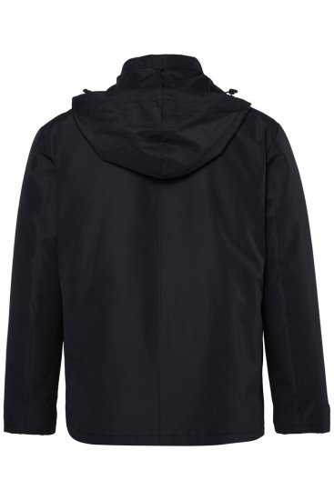Men+ 552 Veste à capuche et doublure légère Noir - Vestes - Vestes Homme Grandes Tailles