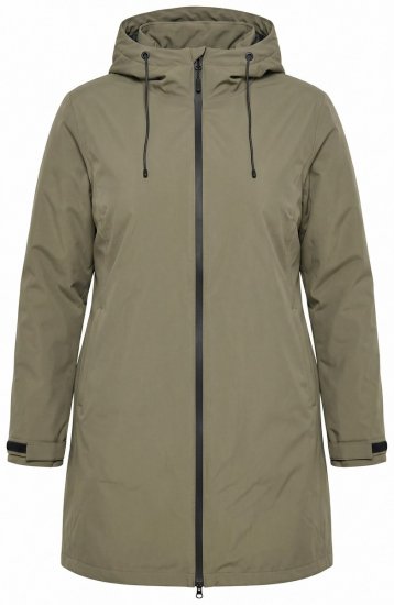 Ulla Popken 851560 Veste technique Vert olive - Vestes - Vestes femme grande taille