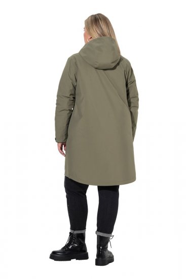 Ulla Popken 851560 Veste technique Vert olive - Vestes - Vestes femme grande taille