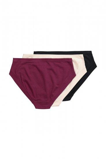 Ulla Popken 851739 Culottes lot de 3 Noir - Culottes - 