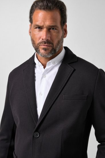JP1880 Naples Flexnamic Blazer en jersey Noir - Costumes - Costumes grandes tailles 