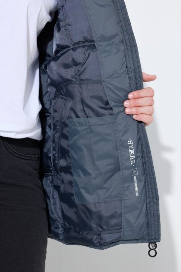 Ulla Popken 851791 Veste matelassée Bleu marine - Vestes - Vestes femme grande taille