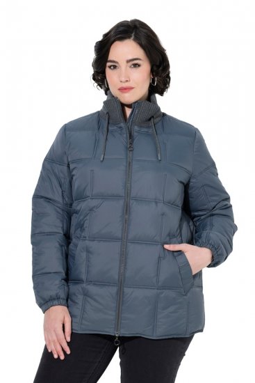 Ulla Popken 851791 Veste matelassée Bleu marine - Vestes - Vestes femme grande taille