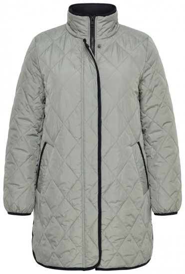Ulla Popken 851792 Veste de pluie Vert olive - Vestes - Vestes femme grande taille