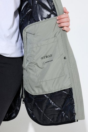 Ulla Popken 851792 Veste de pluie Vert olive - Vestes - Vestes femme grande taille