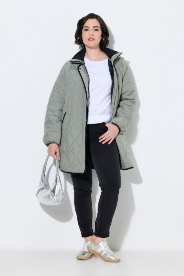 Ulla Popken 851792 Veste de pluie Vert olive - Vestes - Vestes femme grande taille