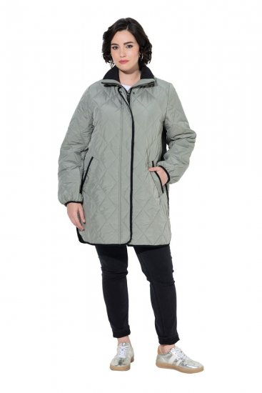 Ulla Popken 851792 Veste de pluie Vert olive - Vestes - Vestes femme grande taille