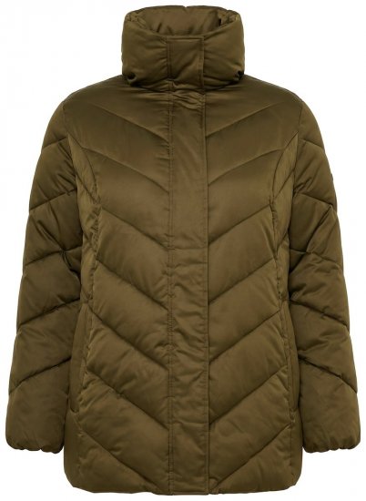 Ulla Popken 851799 Coupe-vent Vert olive - Vestes - Vestes femme grande taille