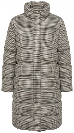 Ulla Popken 851801 Manteau matelassé Blanc cassé - Manteaux - Manteaux femme grande taille