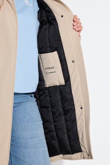 Ulla Popken 851811 Manteau matelassé Beige - Manteaux - Manteaux femme grande taille