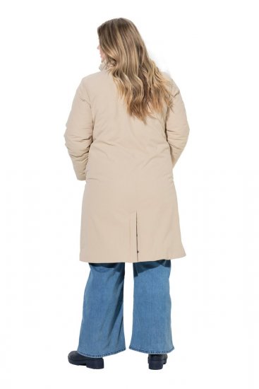 Ulla Popken 851811 Manteau matelassé Beige - Manteaux - Manteaux femme grande taille
