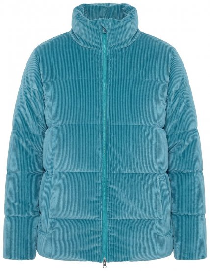 Ulla Popken 851819 Veste en velours côtelé Gris - Vestes - Vestes femme grande taille