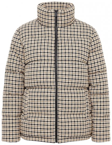 Ulla Popken 851822 Manteau matelassé Blanc cassé - Manteaux - Manteaux femme grande taille