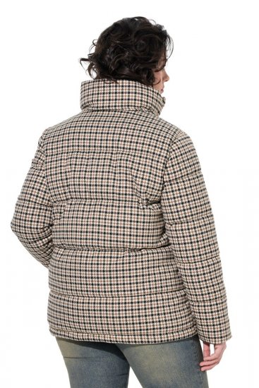 Ulla Popken 851822 Manteau matelassé Blanc cassé - Manteaux - Manteaux femme grande taille
