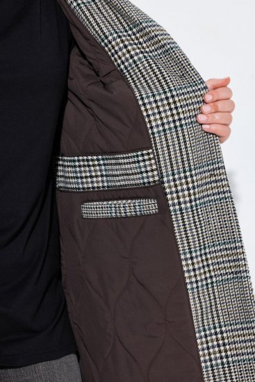 Ulla Popken 851826 Manteau en laine Blanc cassé - Manteaux - Manteaux femme grande taille