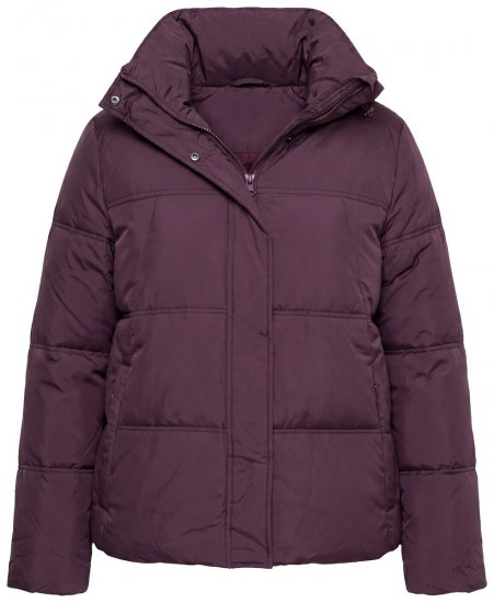 Ulla Popken 851832 Veste matelassée Marron - Vestes - Vestes femme grande taille