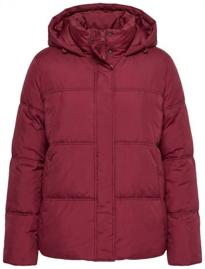 Ulla Popken 851832 Veste matelassée Rouge - Vestes - Vestes femme grande taille