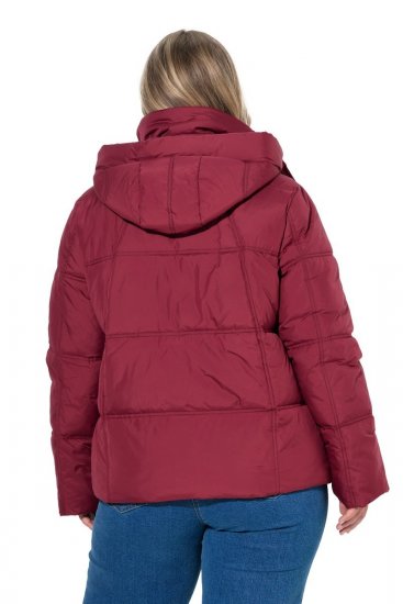 Ulla Popken 851832 Veste matelassée Rouge - Vestes - Vestes femme grande taille