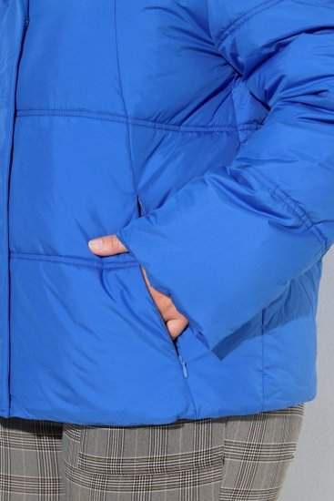 Ulla Popken 851832 Veste matelassée Pétrole - Vestes - Vestes femme grande taille