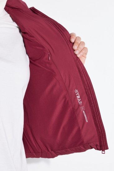 Ulla Popken 851833 Gilet matelassé à col montant Rouge - Gilets sans manches - 