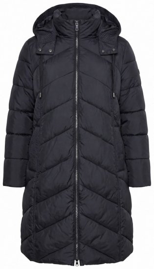 Ulla Popken 851842 Manteau matelassé Noir - Manteaux - Manteaux femme grande taille
