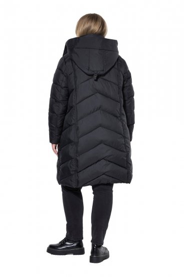 Ulla Popken 851842 Manteau matelassé Noir - Manteaux - Manteaux femme grande taille