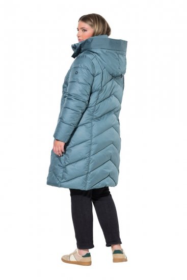 Ulla Popken 851842 Manteau matelassé Kaki - Manteaux - Manteaux femme grande taille