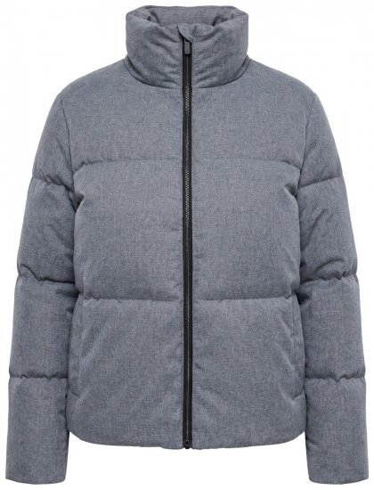 Ulla Popken 851854 Veste matelassée Gris chiné - Vestes - Vestes femme grande taille