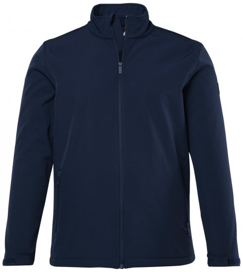 Men+ 868 Veste softshell à doublure polaire Bleu marine - Vestes - Vestes Homme Grandes Tailles