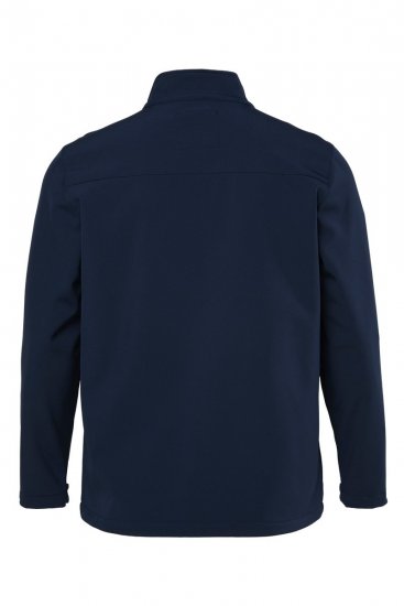 Men+ 868 Veste softshell à doublure polaire Bleu marine - Vestes - Vestes Homme Grandes Tailles