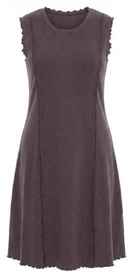 Ulla Popken 852190 Robe en jersey Brun acajou - Robes d'été - Robes d'été grande taille