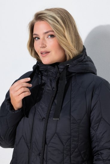 Ulla Popken 852413 Veste matelassée Noir - Vestes - Vestes femme grande taille
