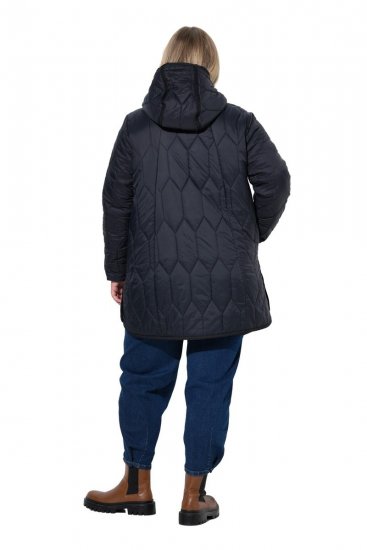 Ulla Popken 852413 Veste matelassée Noir - Vestes - Vestes femme grande taille