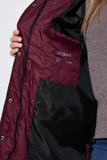 Ulla Popken 852413 Veste matelassée Prune - Vestes - Vestes femme grande taille
