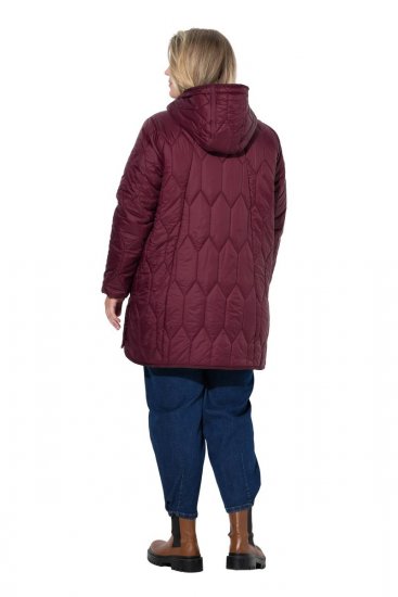 Ulla Popken 852413 Veste matelassée Prune - Vestes - Vestes femme grande taille